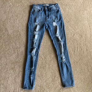 KanCan Mid Rise Skinny Jeans